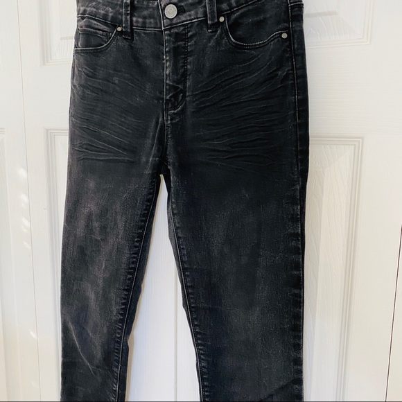White House Black Market Black Skinny Leg Jeans 0 - Picture 6 of 8